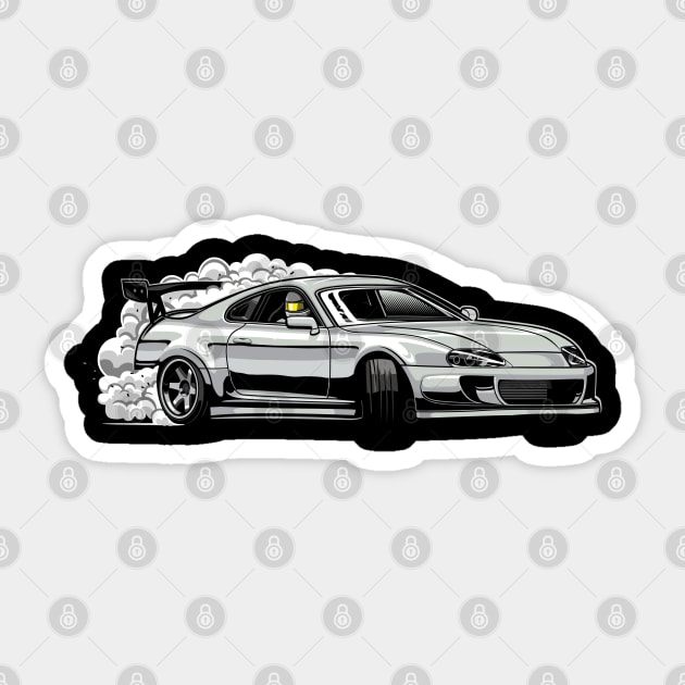 Toyota Supra JZA80 Sticker by JDMAPEX